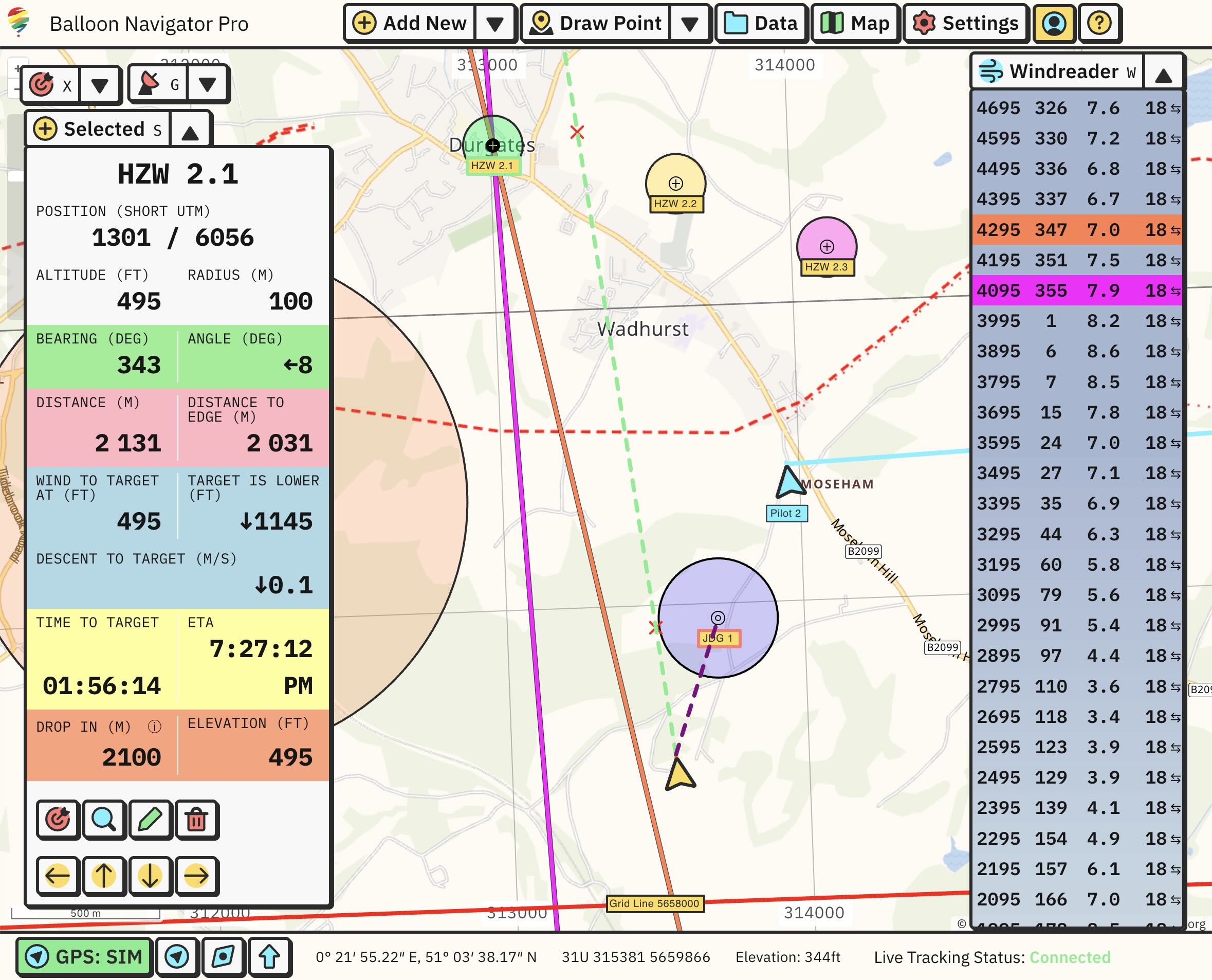 Balloon Navigator screenshot